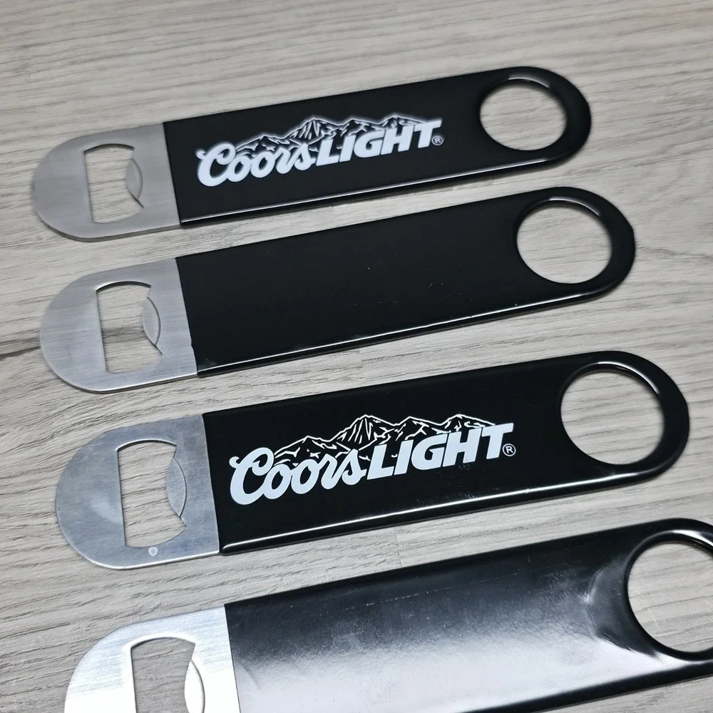 Coors LIGHT Beer Stainless Steel Bottle Openers - Lot Of 6